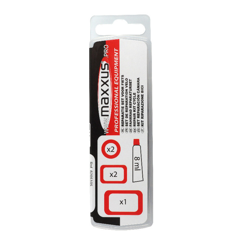 Set de réparation Standard pour vélo avec 6 rustines