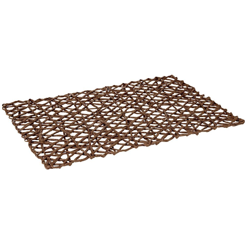 Set de table rectangulaire filaire marron