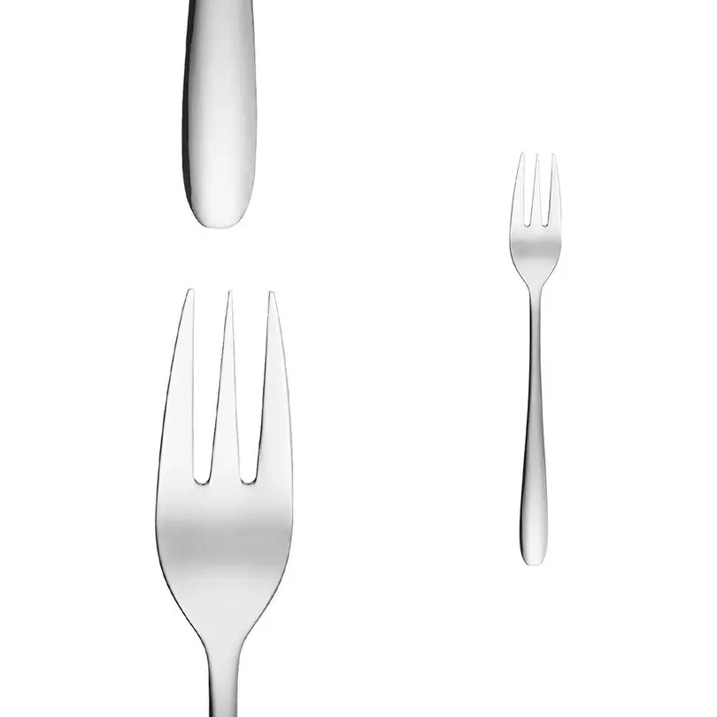 Dessertgabel 4er-Set Basic Alpha