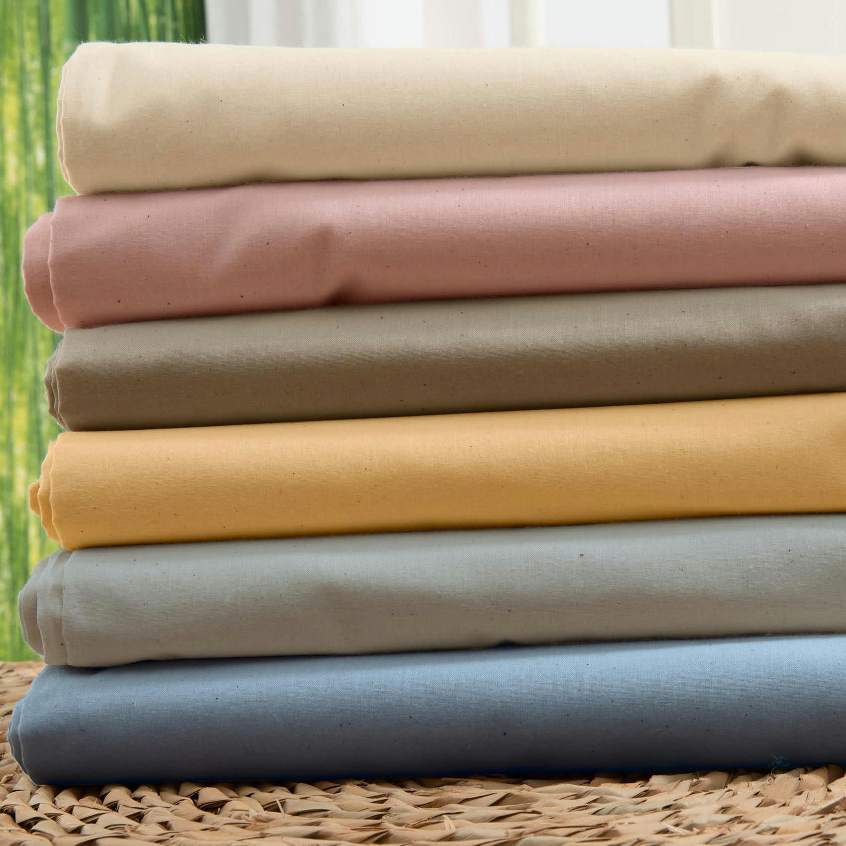 AUTHENTIQUE - Housse de couette en coton biologique rose blush 260x240 cm