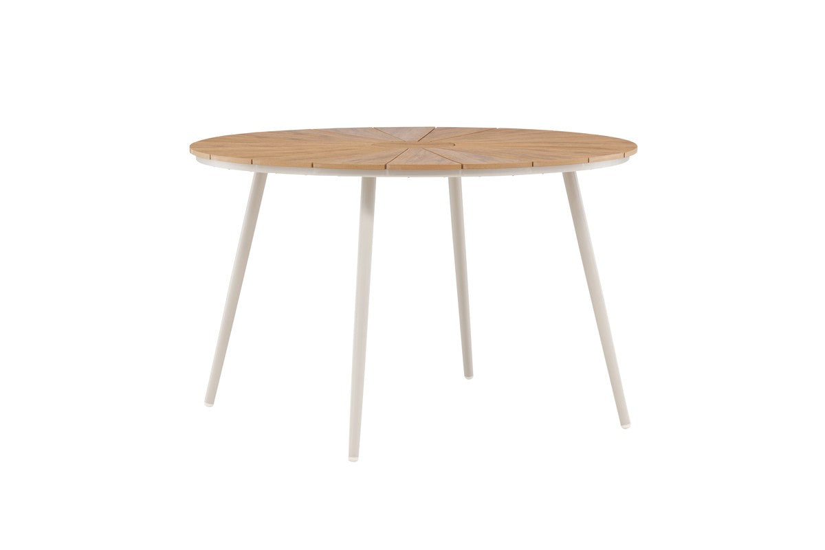 Rebellenclub Nella Tuintafel - ø120cm - Beige