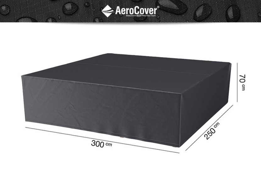 Pokrowiec na zestaw mebli ogrodowych7939 250x300x70 AeroCover szary