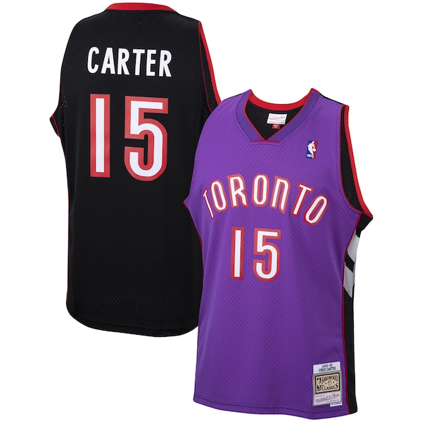 Vince Carter Toronto Raptors 1999/00 Hardwood Classics Swingman Jersey - Purple/White