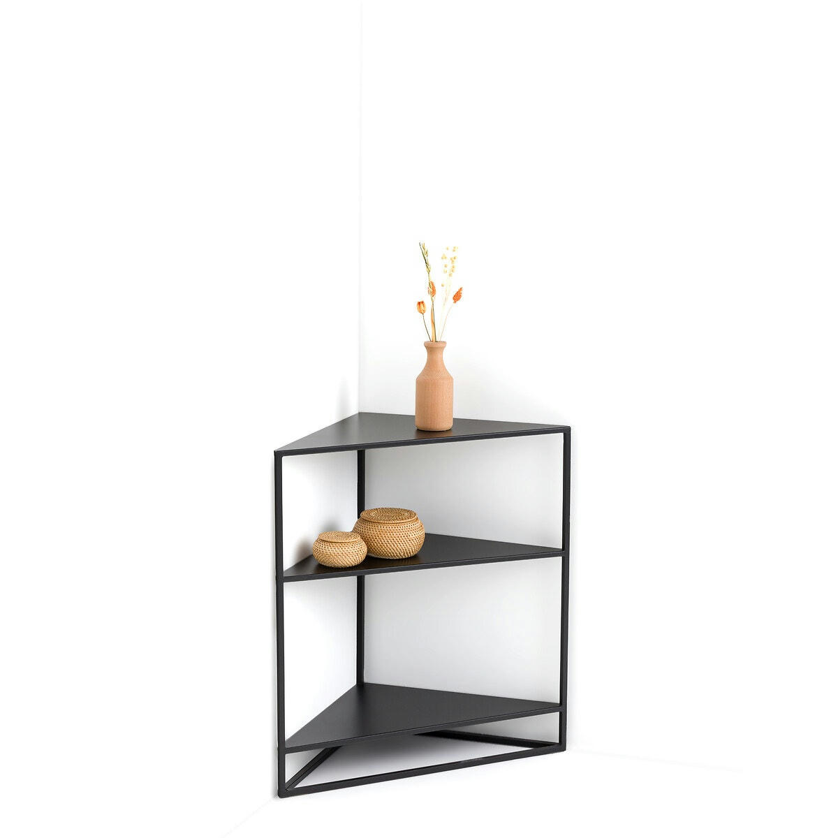 Console d'angle acier, Hiba