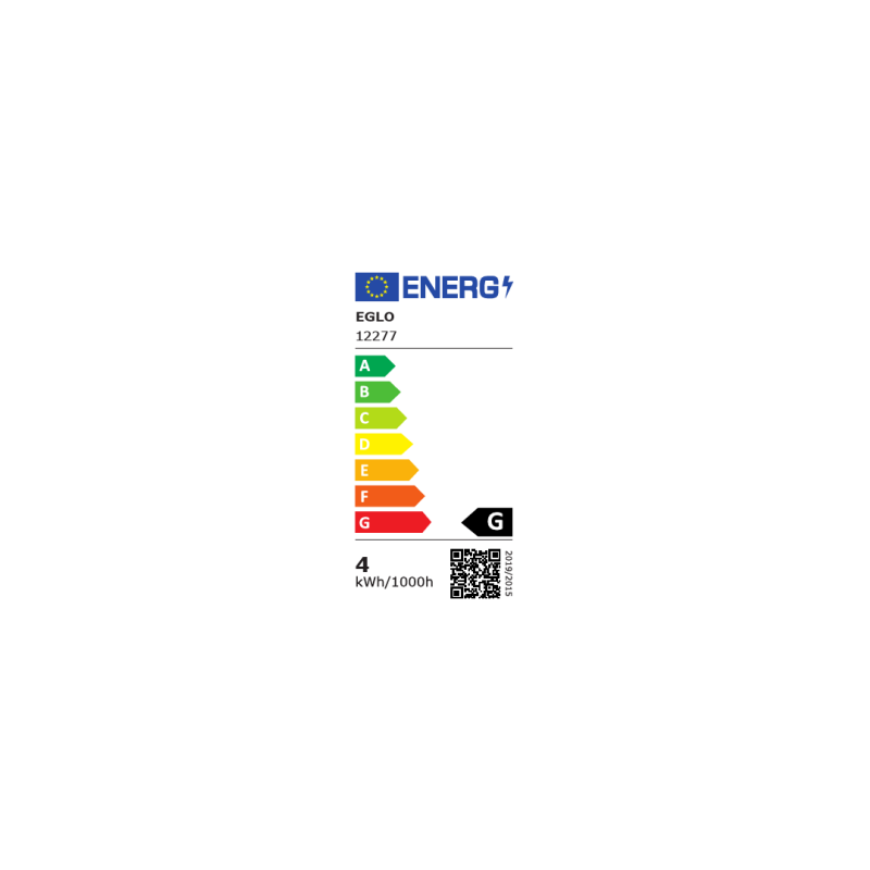 Ampoule à filaments dégradé gris LED E27 blanc chaud 110 lm 4 W EGLO