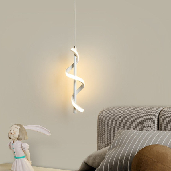 Lampa spiralna LED wisząca suf