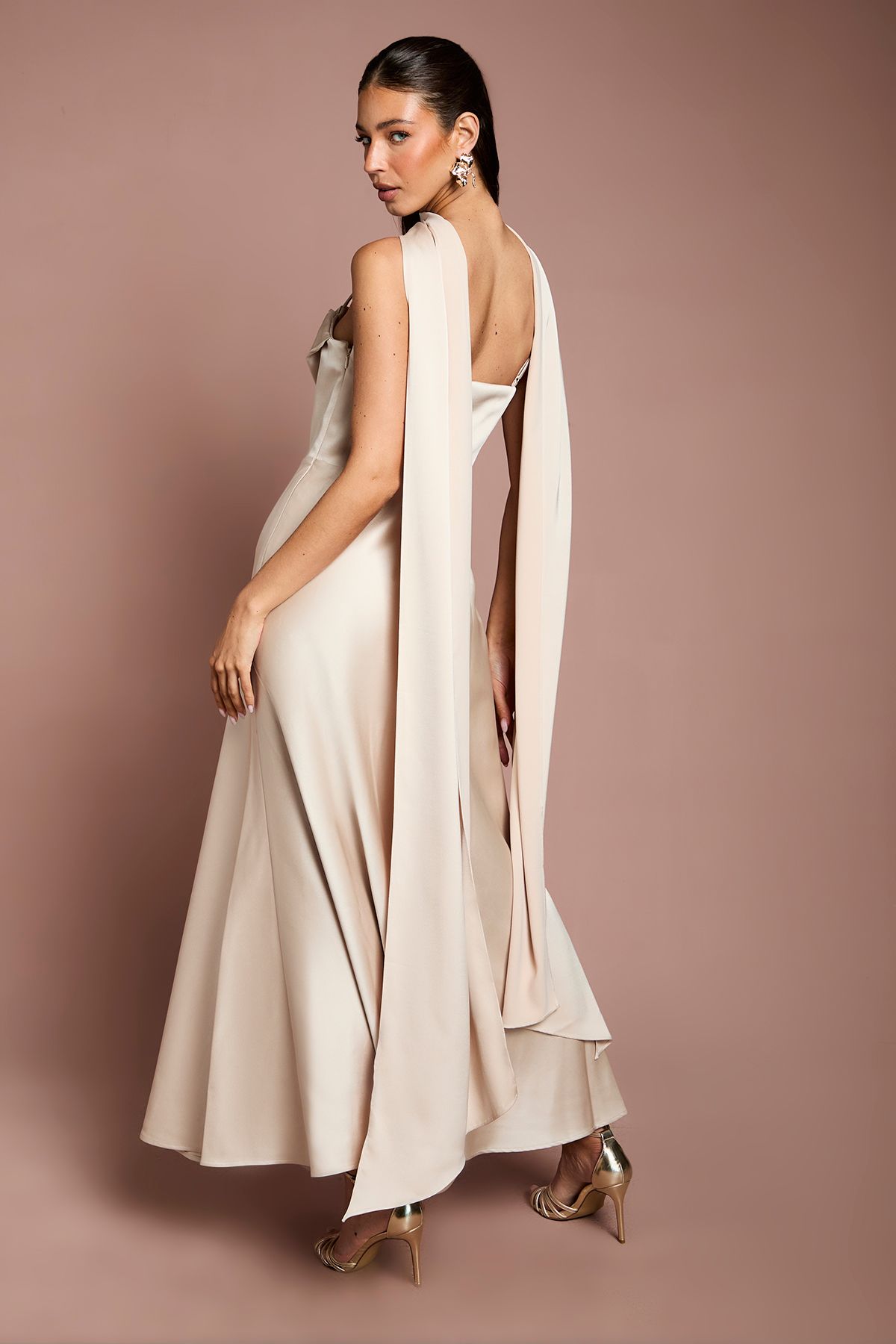 Coast Champagne Satin Scarf
