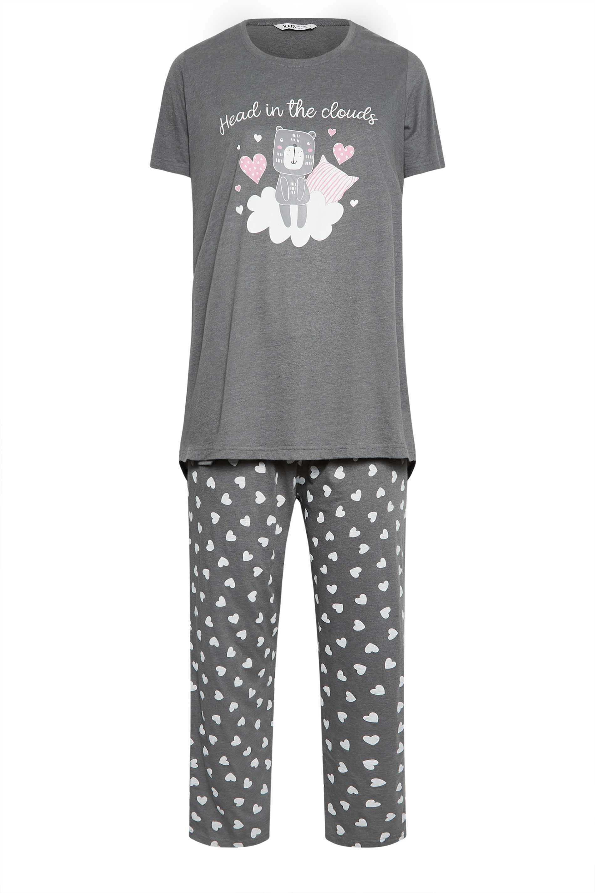 Yours Head in the Clouds' Slogan Pyjama Set