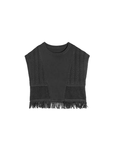 Fringed detail sweater - 180X