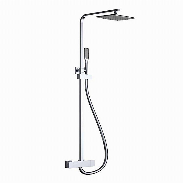 Colonne de douche thermostatique extensible Nine Xtreme CLEVER 60135, chrome brillant, laiton.