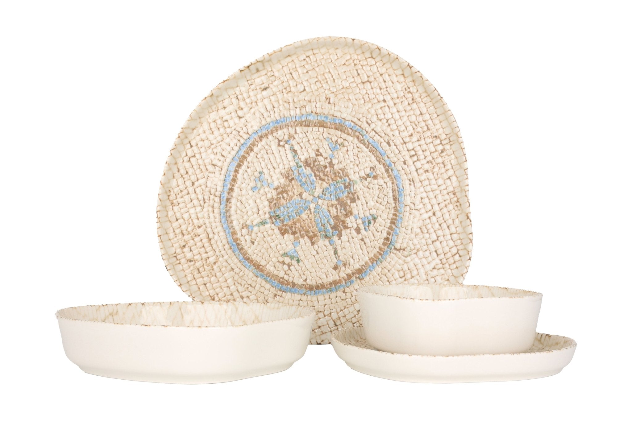 Rinart Bordenset - Celest - 24delig - 6 persoons - Porselein