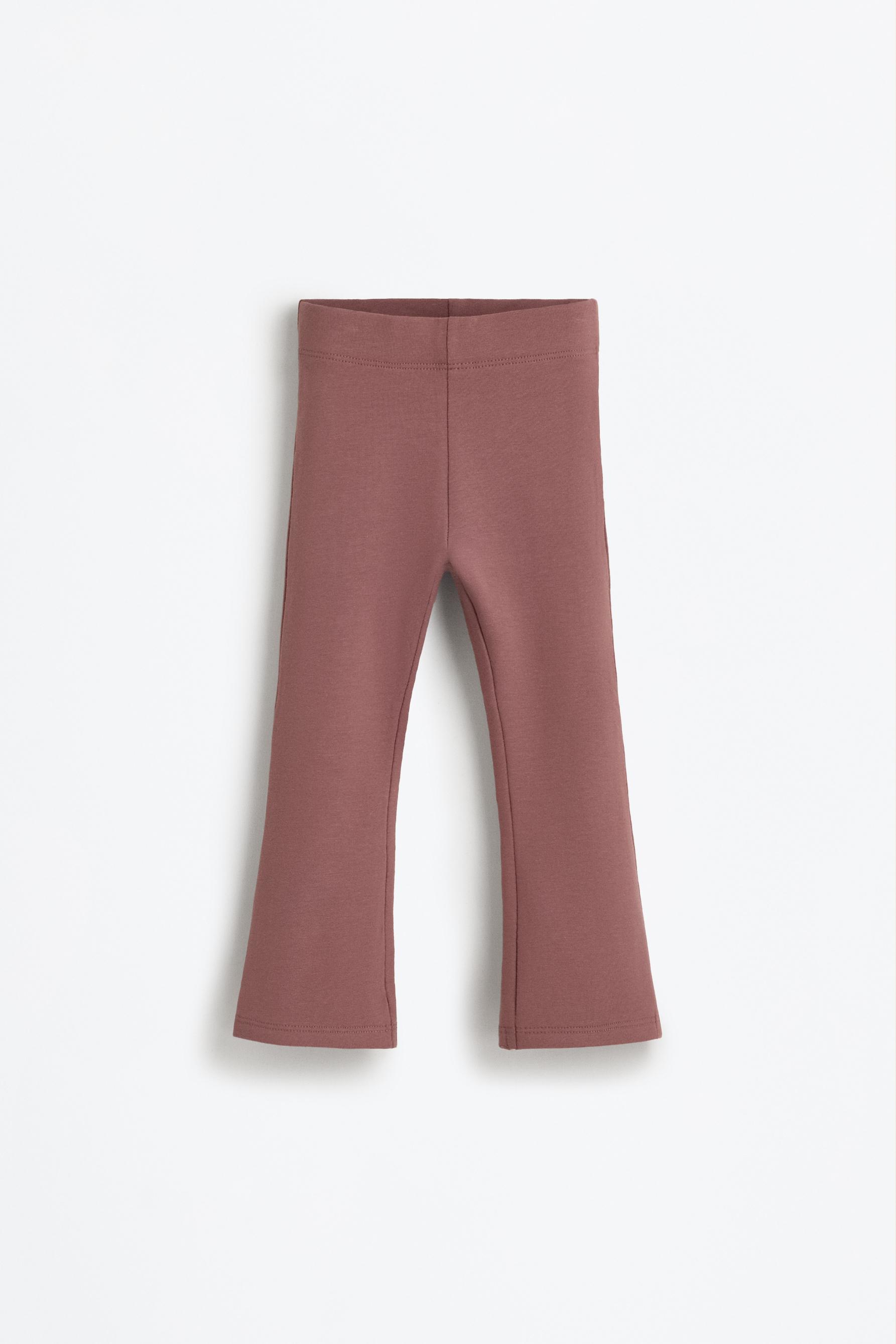 Legging flare cálido afelpado