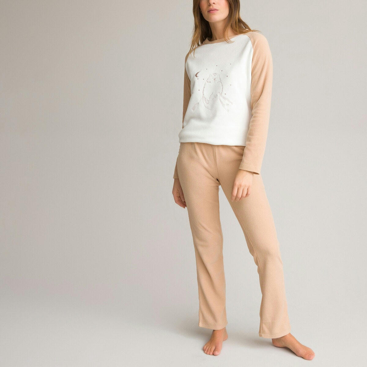 Pyjama en maille micro polaire