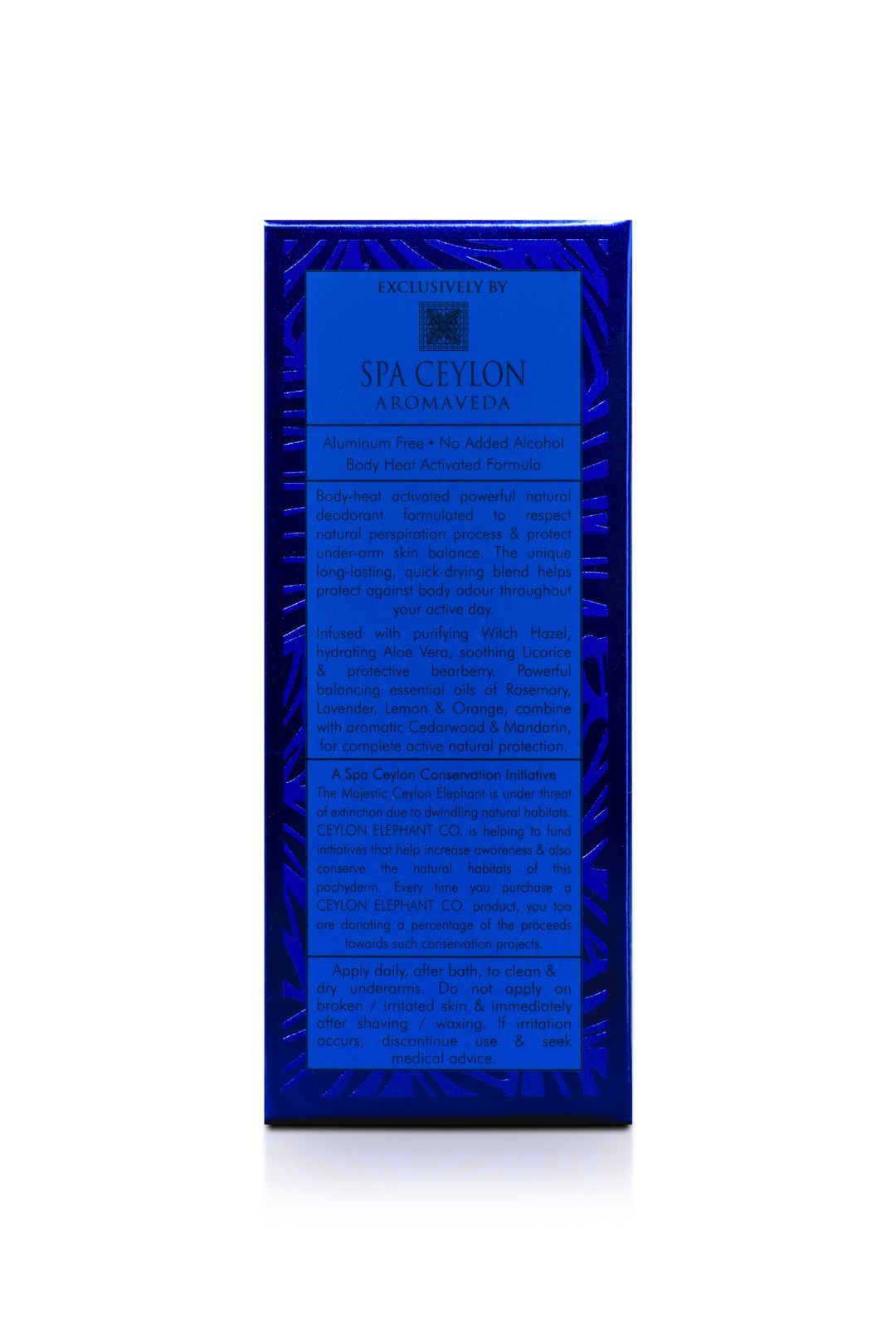 Spa Ceylon Forest Tribe - Ceylon Elephant - Active Natural Deodorant For Men