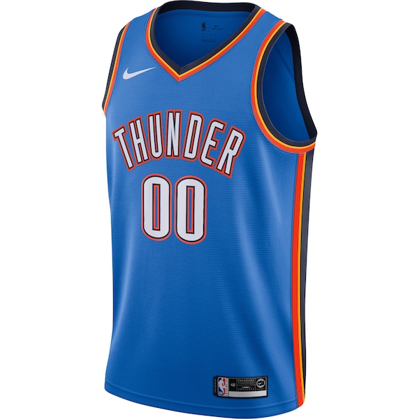 Oklahoma City Thunder Nike Custom Swingman Jersey - Icon Edition - Blue