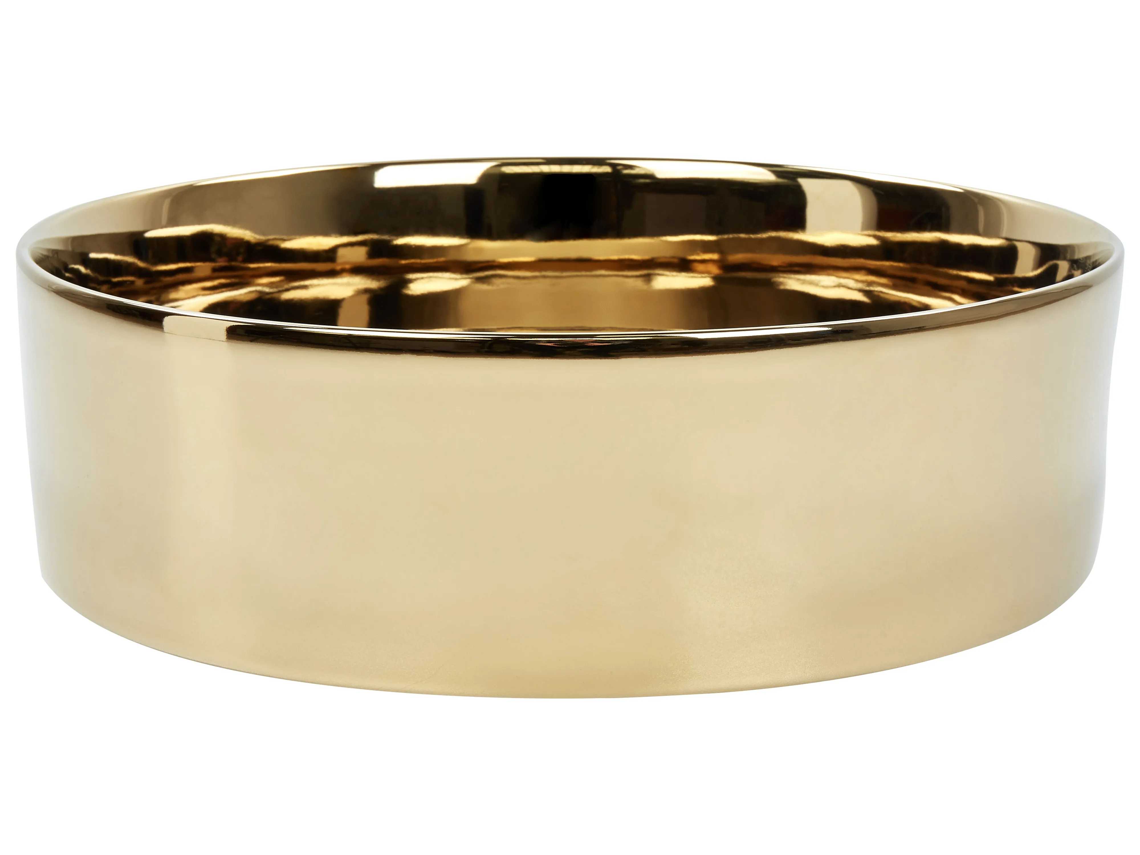 Countertop Basin TEBAR ? 400 mm Ceramic Gold