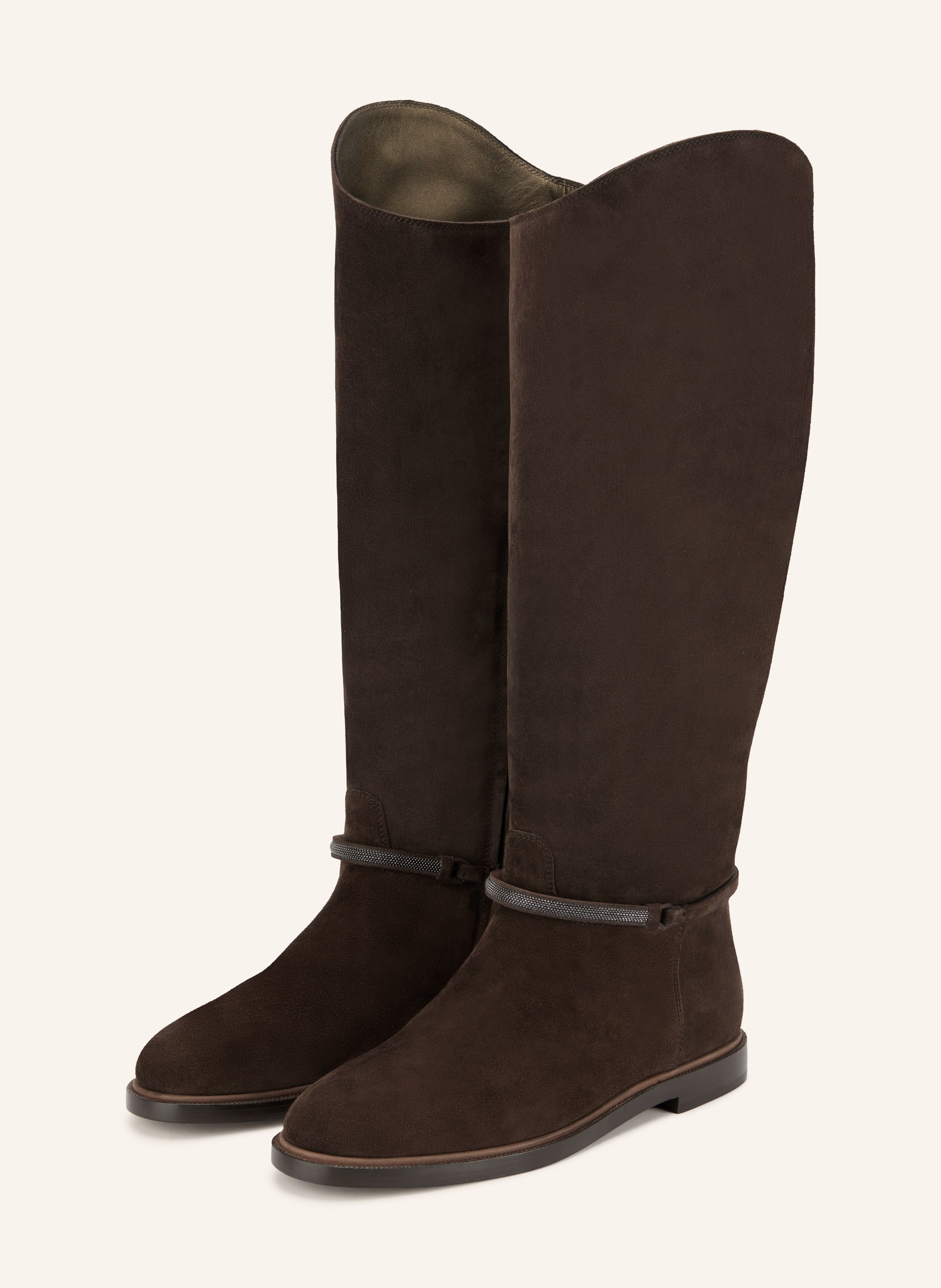BRUNELLO CUCINELLI Stiefel mit Schmucksteinen