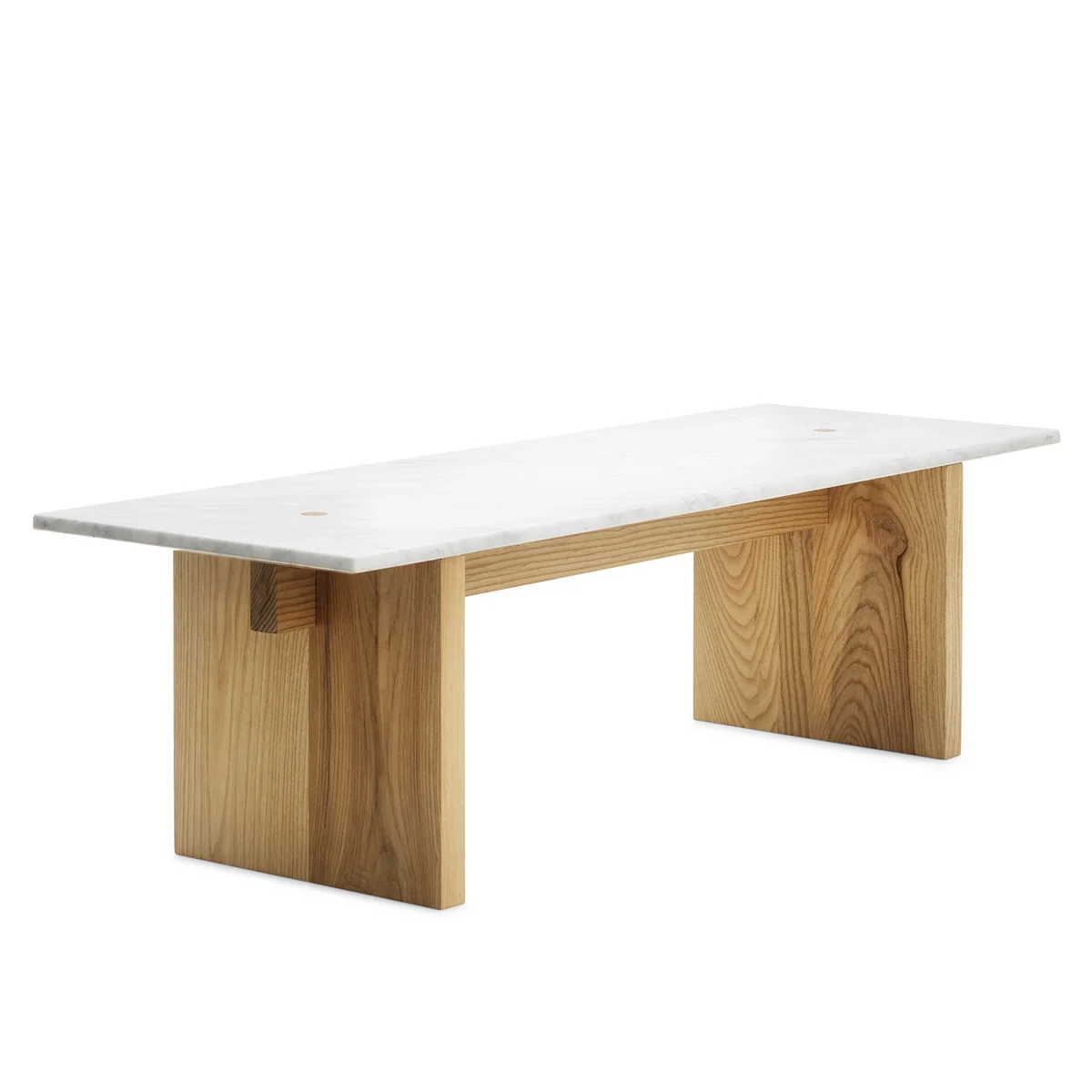 Normann Copenhagen - Solid Couchtisch, Marmor / Esche