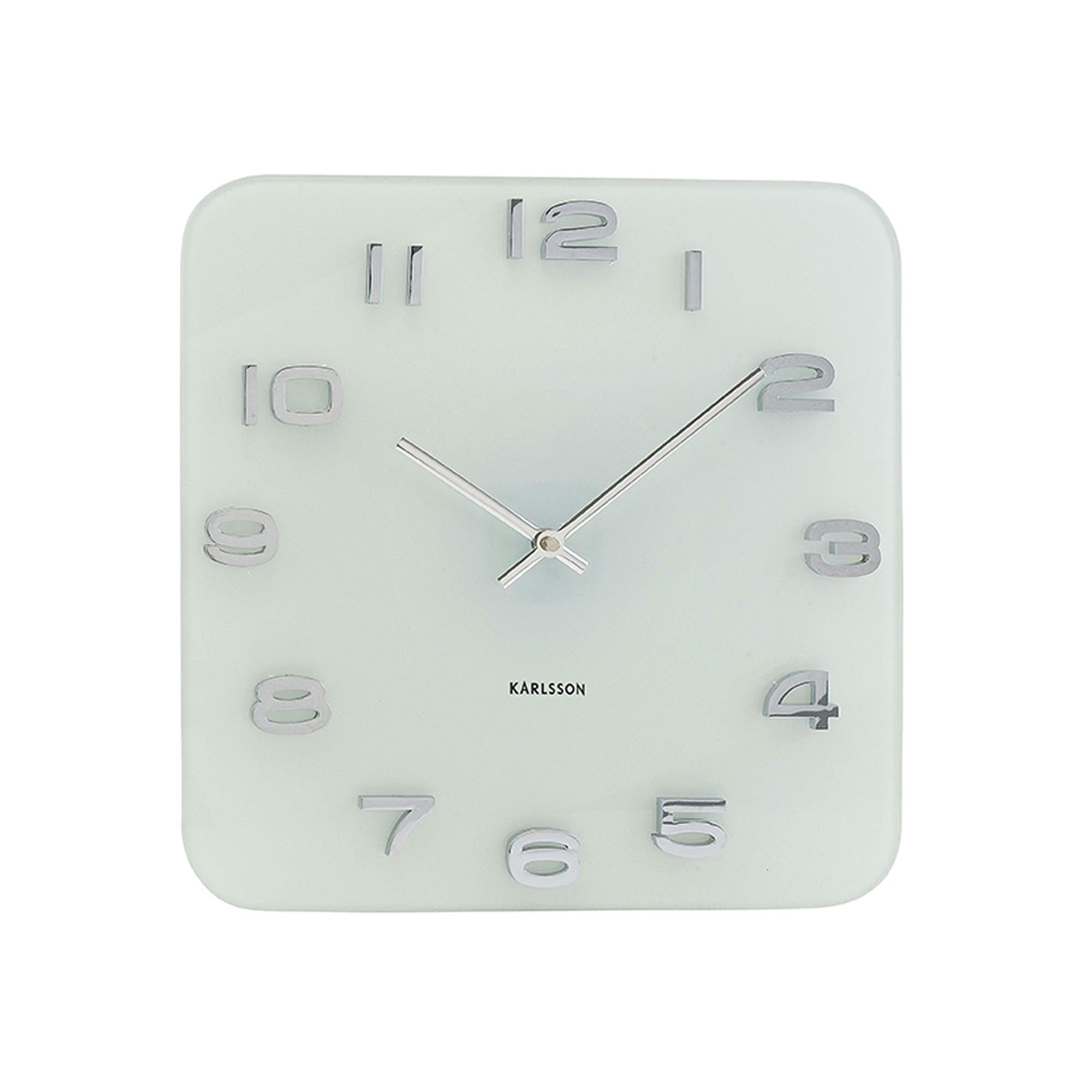 Karlsson wandklok Vintage - wit - 4.2x35x35cm
