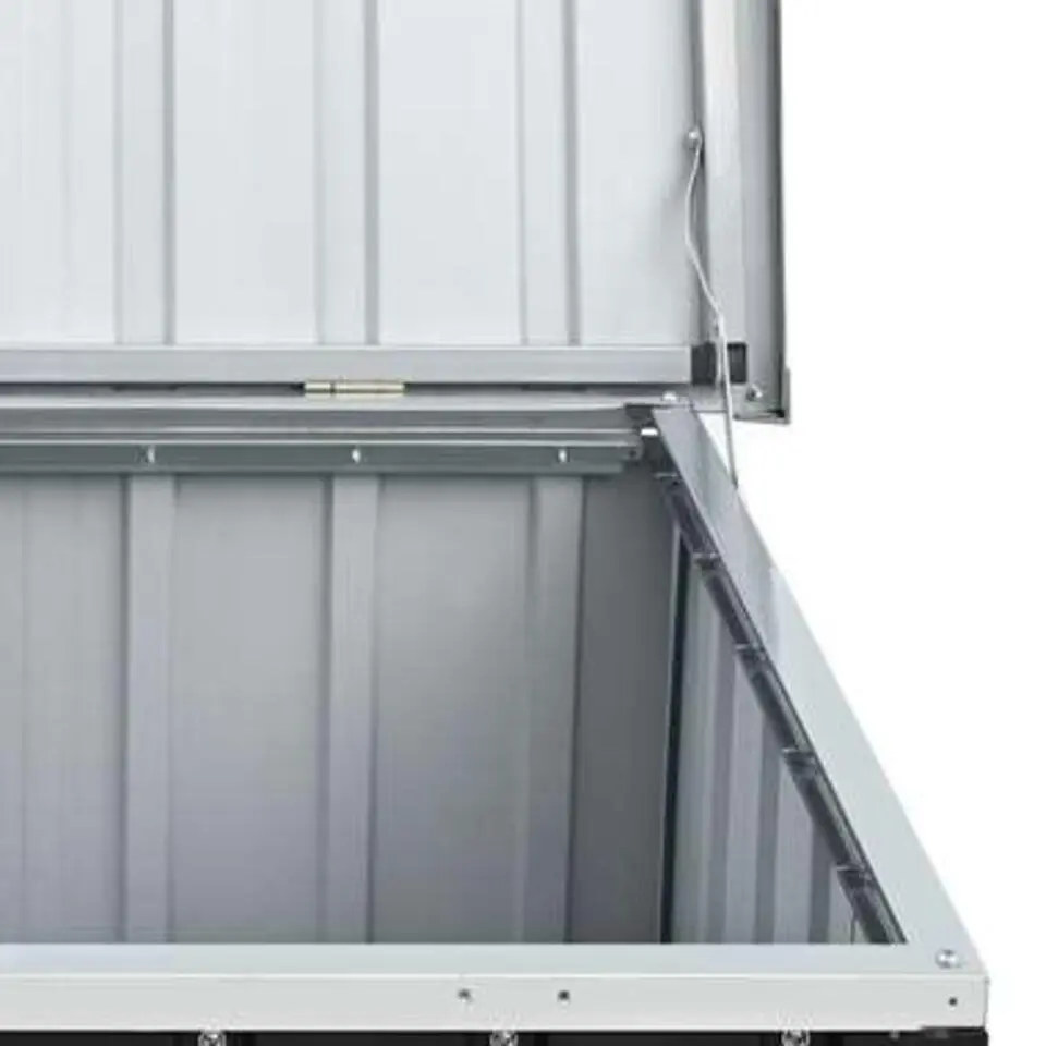 vidaXL - Opslagkist - Antraciet - Staal - 149 x 99 x 93 cm