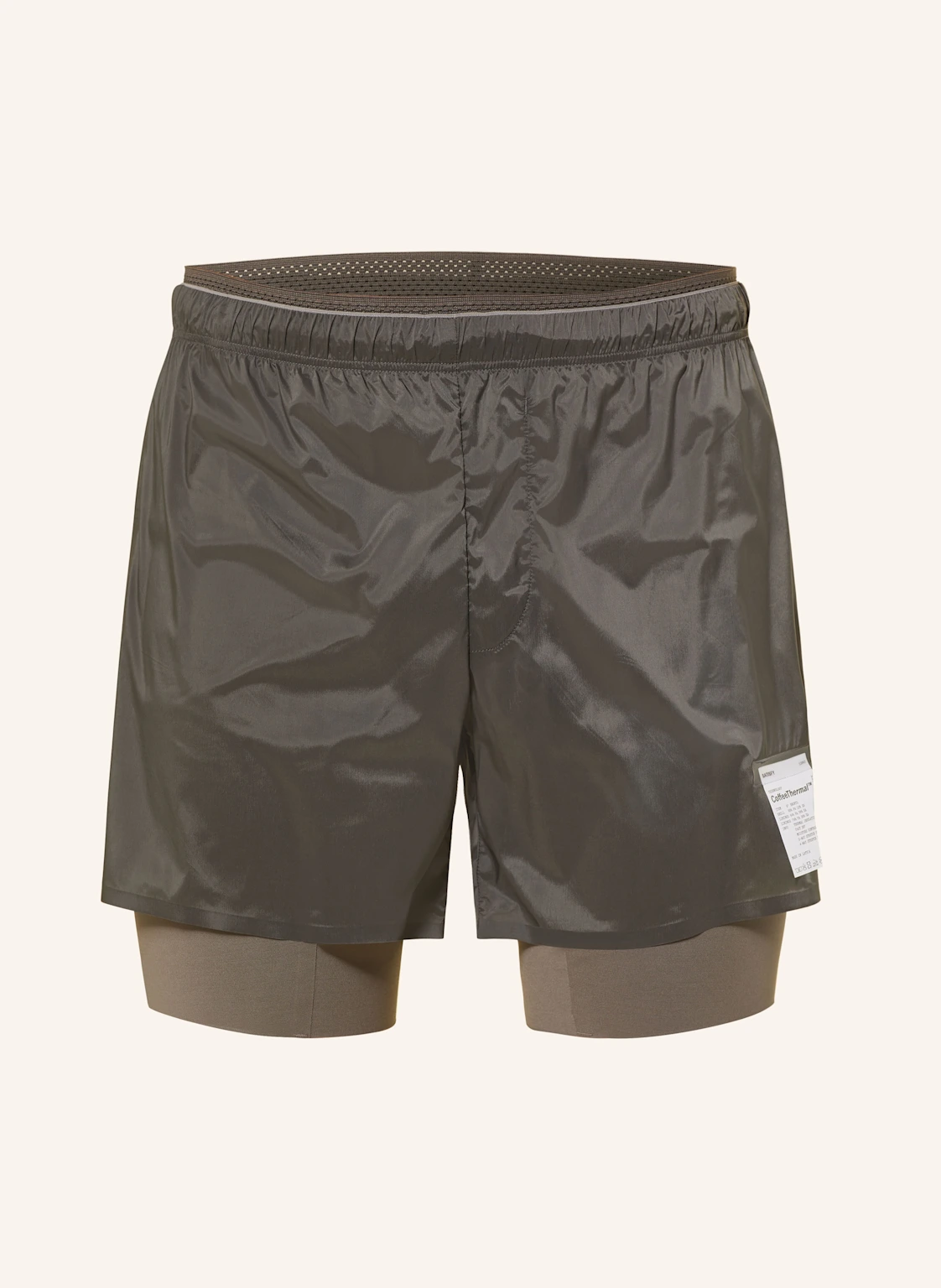 SATISFY 2-in-1-Laufshorts COFFEETHERMAL™ 8“