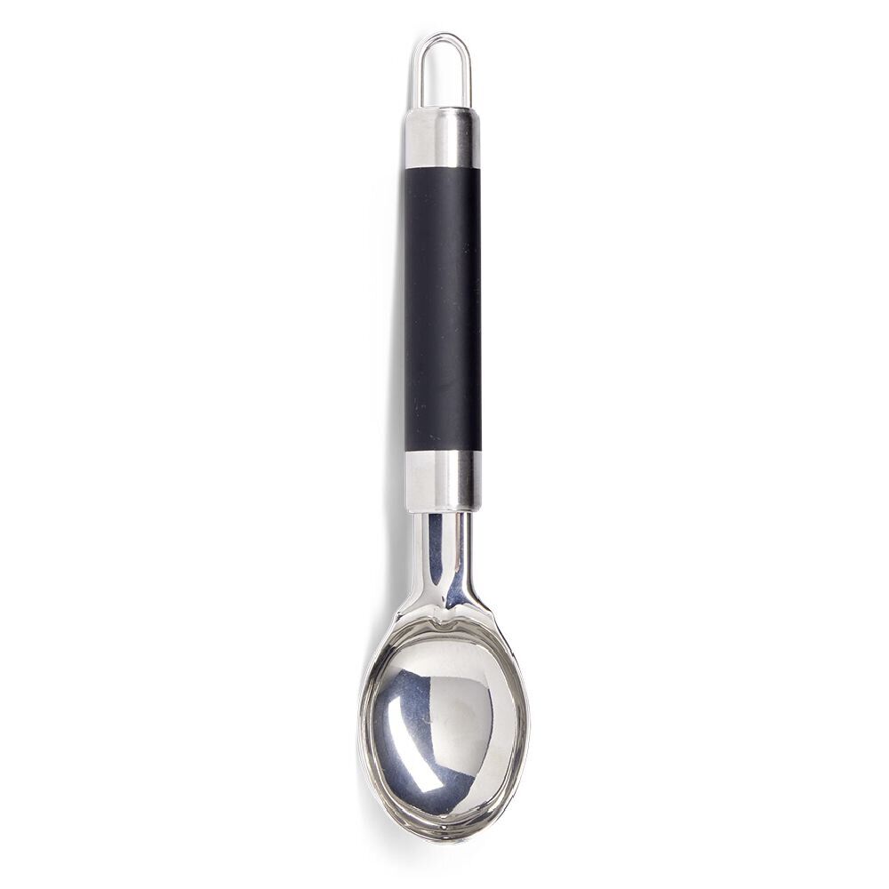 Cuillère à glace en inox avec manche en plastique L.19,5cm
