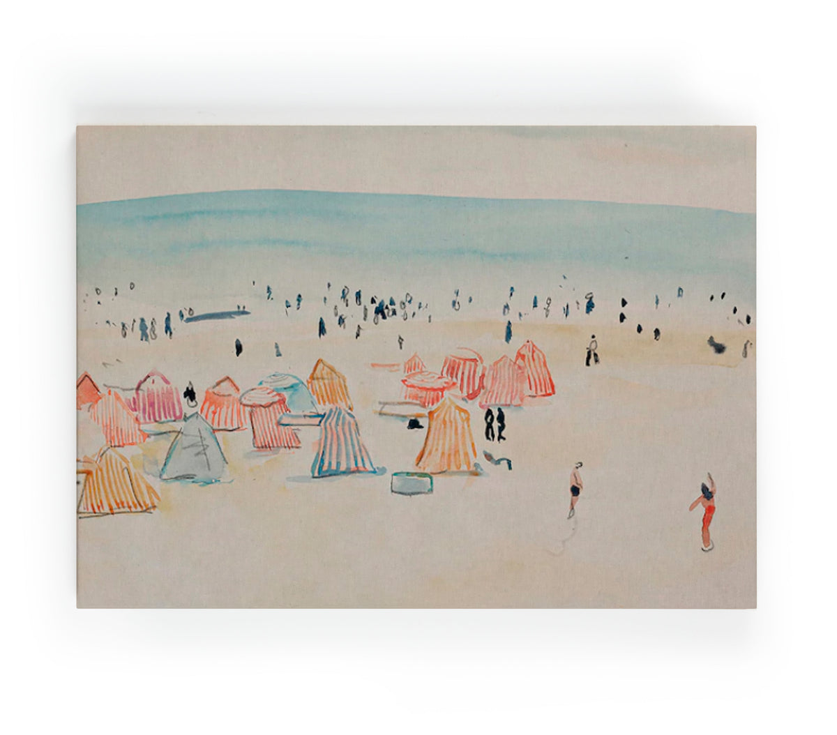 Canvas 60x40 Afdruk Strand