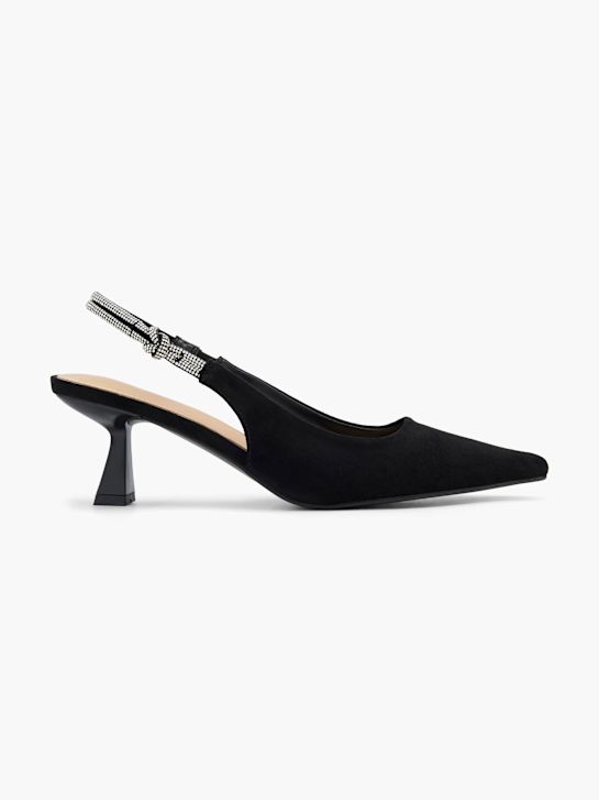 Slingback heel