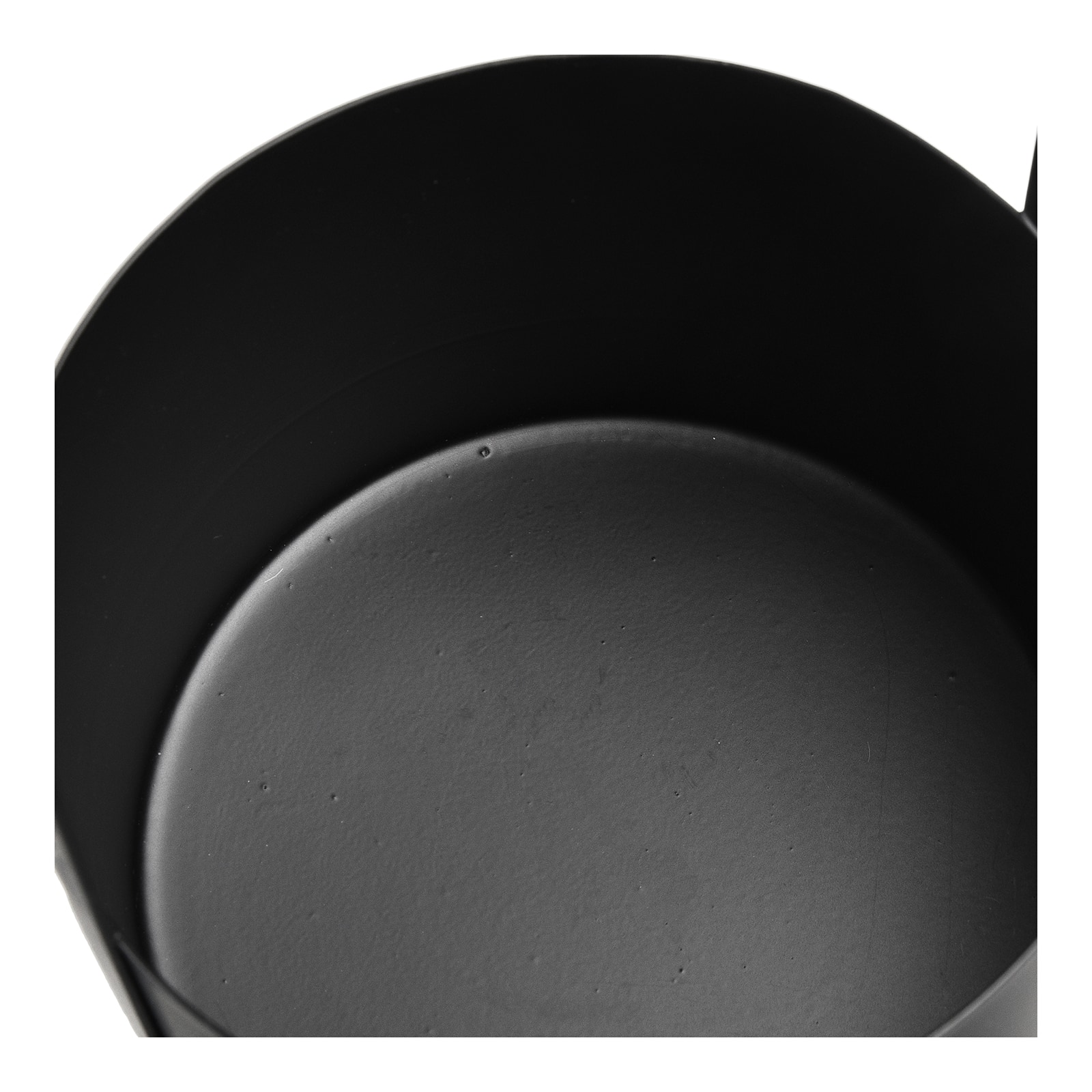 Pflanztopf Schwarz, ⌀ 16 cm, H 420 mm