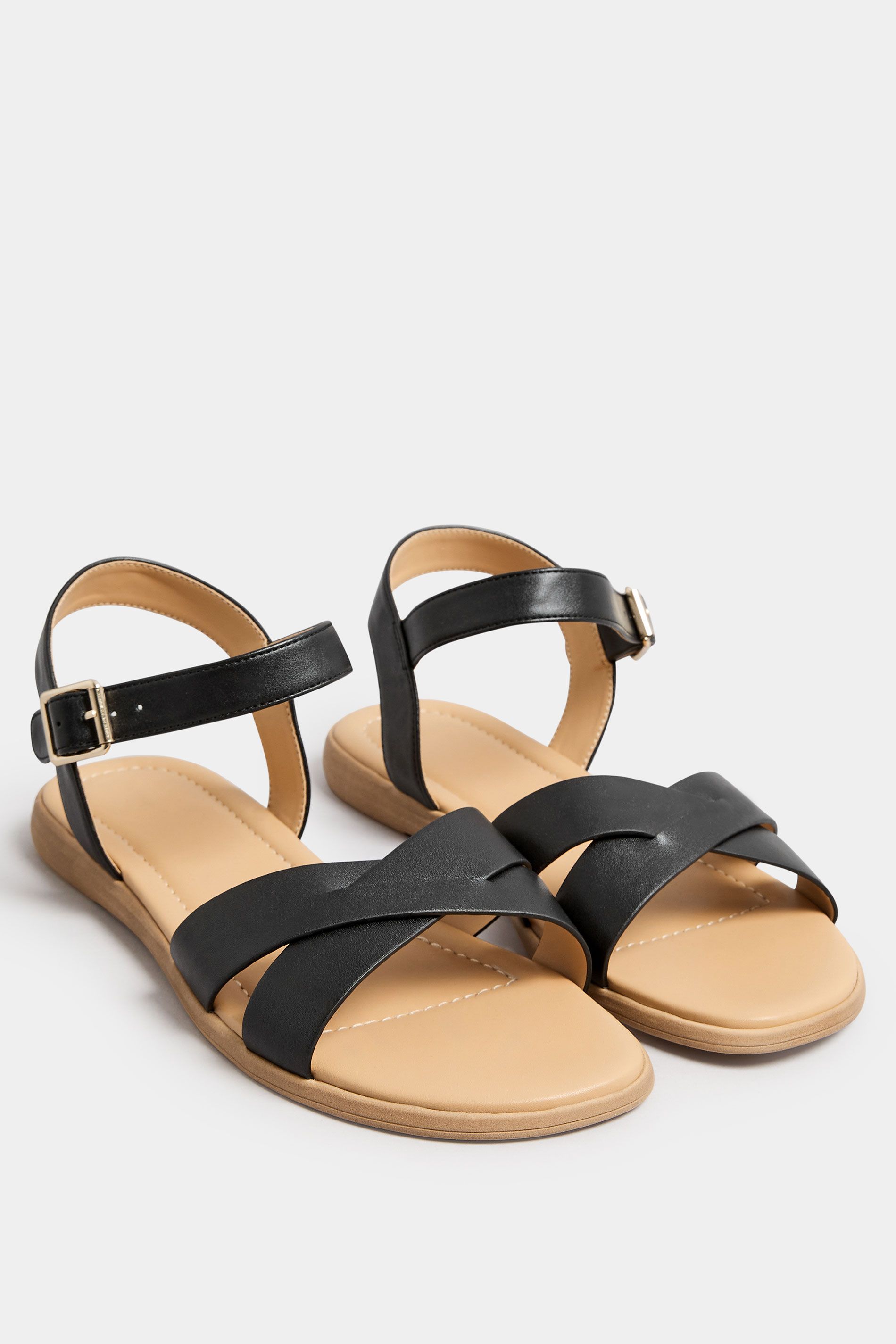 Yours Extra Wide Fit Cross Strap Sandal
