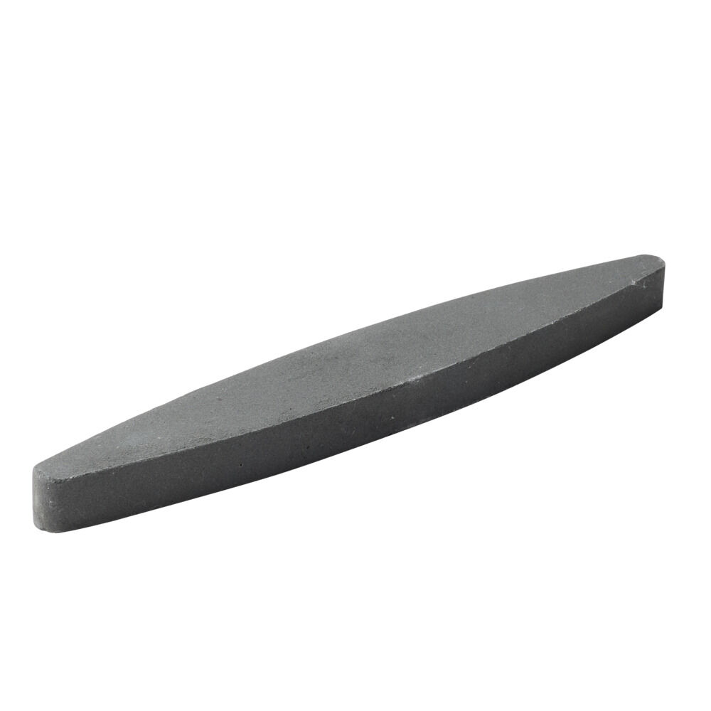 Pierre à aiguiser ovale fer noir affutâge outils de coupe L23cm