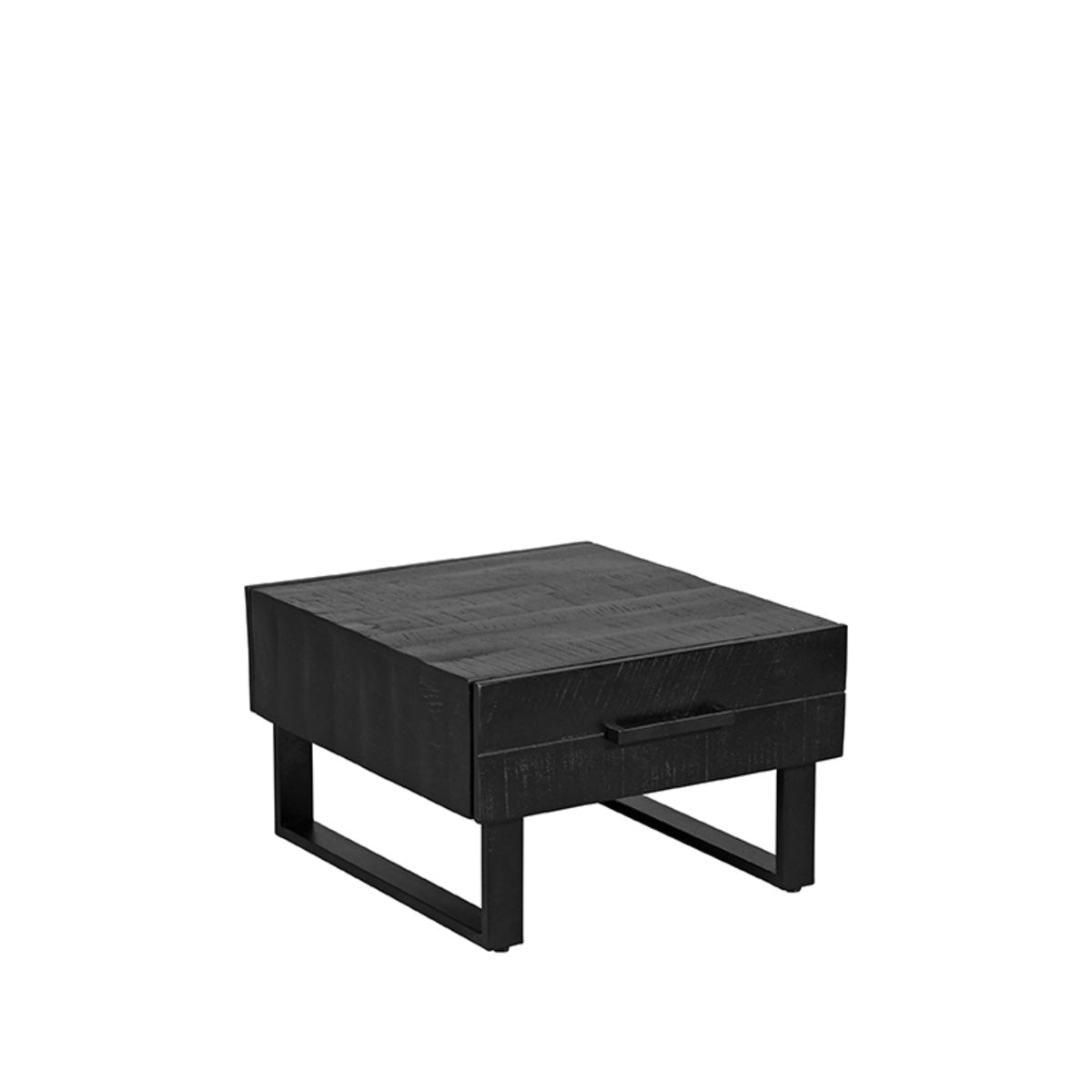 LABEL51 Salontafel Santos - Zwart Mangohout - 70x64x41cm