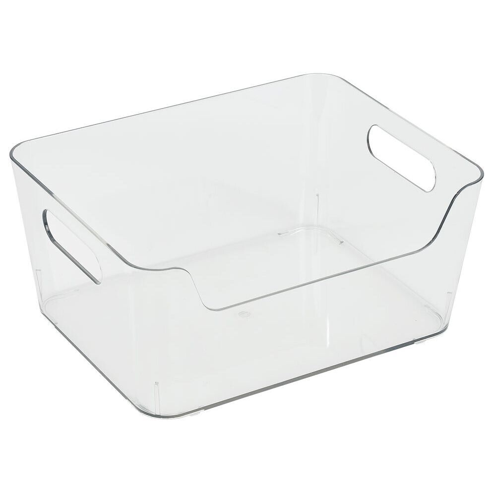 Bac rangement frigo 3,5L plastique transparent 22,4x17,3xH10cm