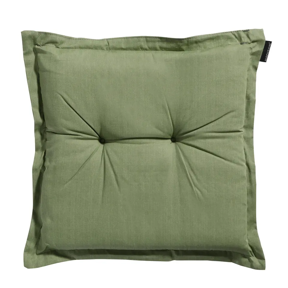 Madison - Zitkussen Basic green - Ca. 50x50 cm - Set van 4