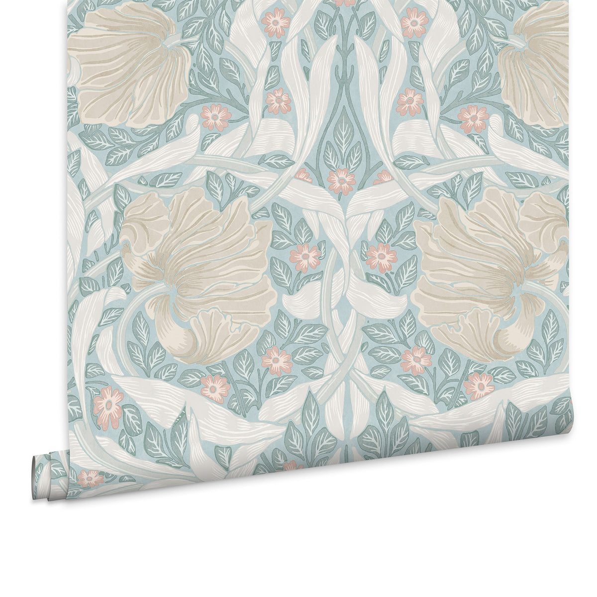 William Morris at Home Vliesbehang - Pimpernel Ocean - 1000x52