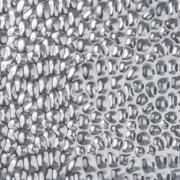 Strukturblech, BxL: 120 x 1000 mm, Aluminium, silberfarben