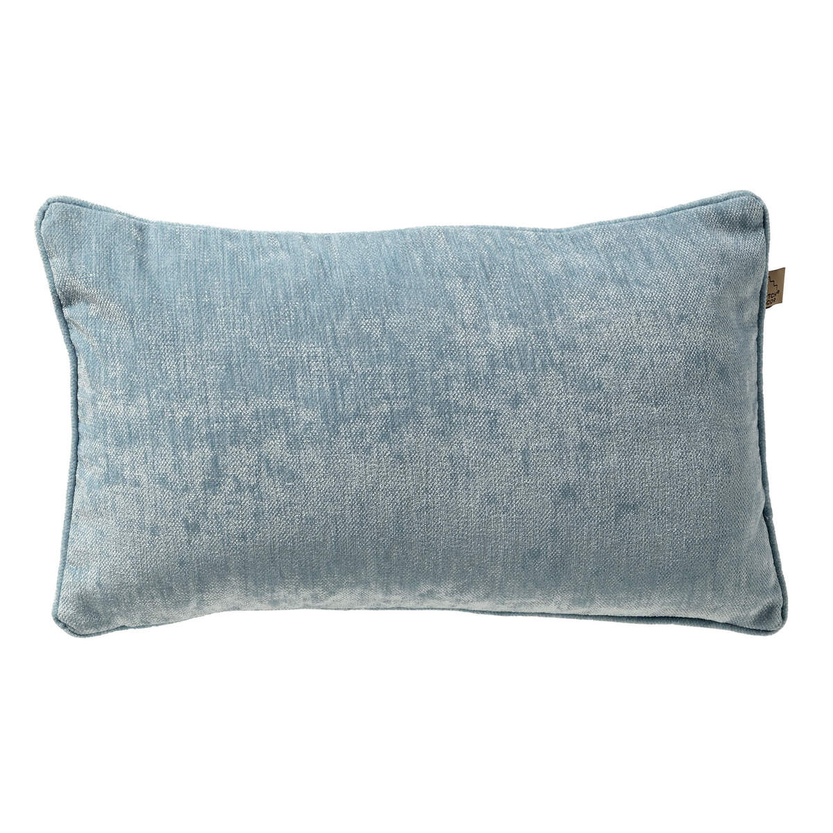 LEWY - sierkussen 30x50 cm - glansvelours - Sterling Blue - blauw