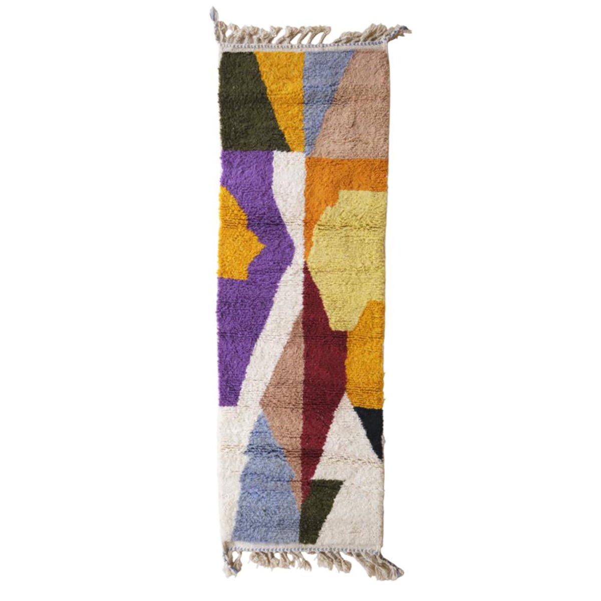 AFK Living vloerkleed Berber - handgemaakt - Wol - 80 cm x 240 cm