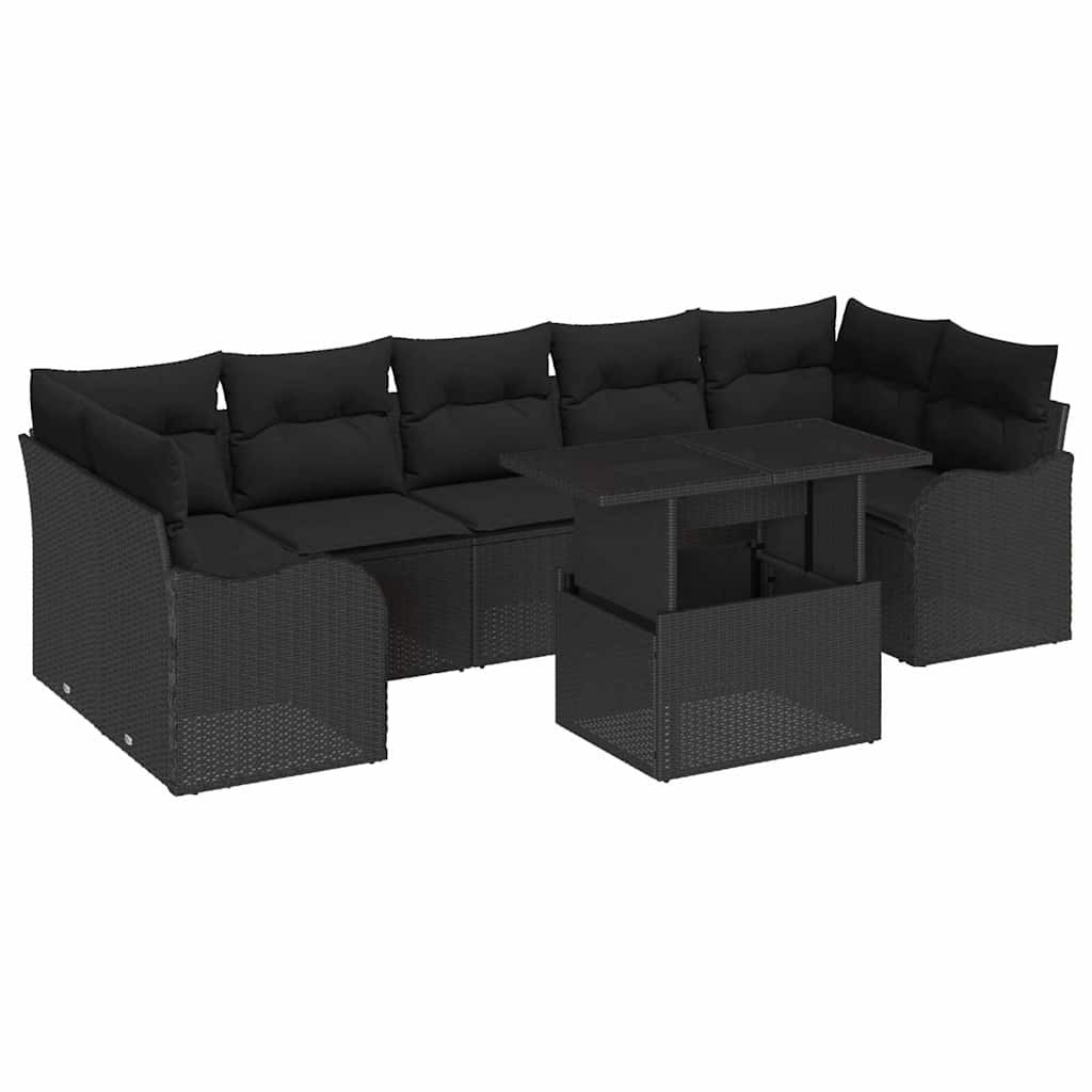 Zestaw Mebli Ogrodowych Stół Rattan Poduszki Do Ogrodu Na Taras Na Patio