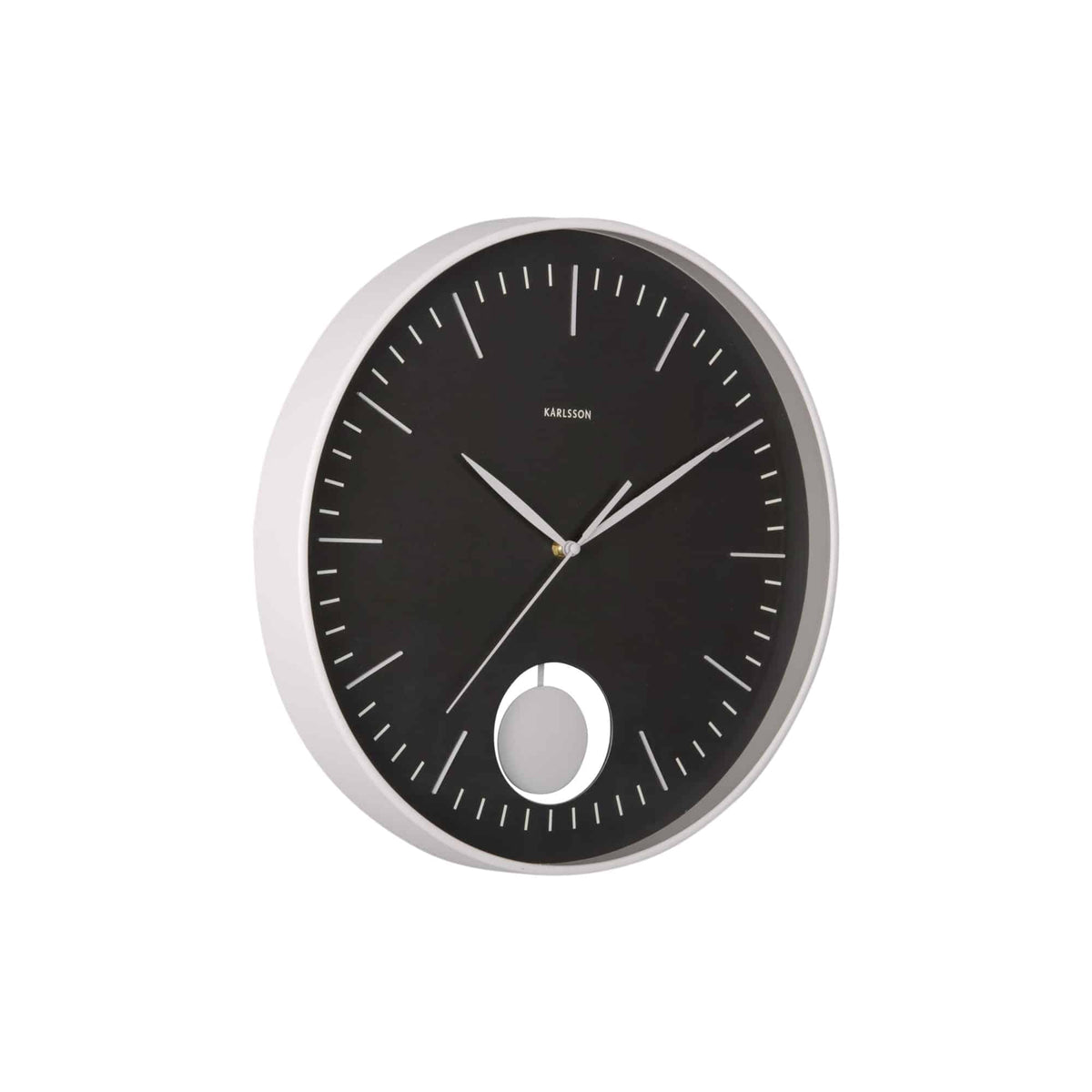 Karlsson wandklok Grato Pendulum - zwart - Ø40.6cm