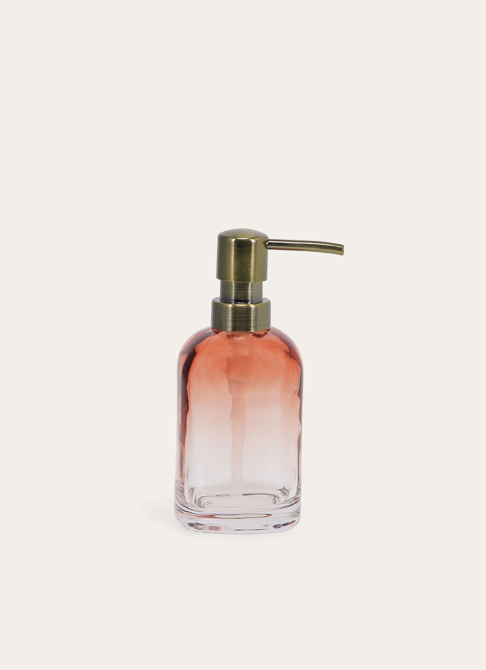 DISTRIBUTEUR DE SAVON EN VERRE DÉGRADÉ ORPHÉE ROSE/CORAIL