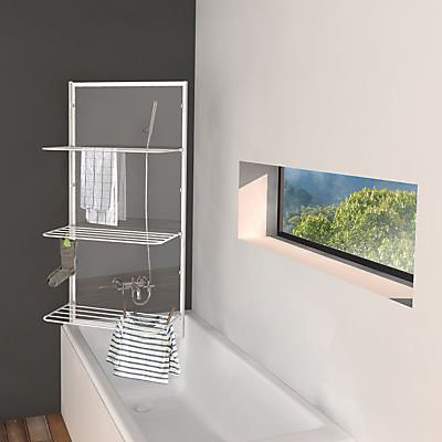 Pare-baignoire Gelco Studio pivotant 1 volet verre transparent l.75 x H.140 cm