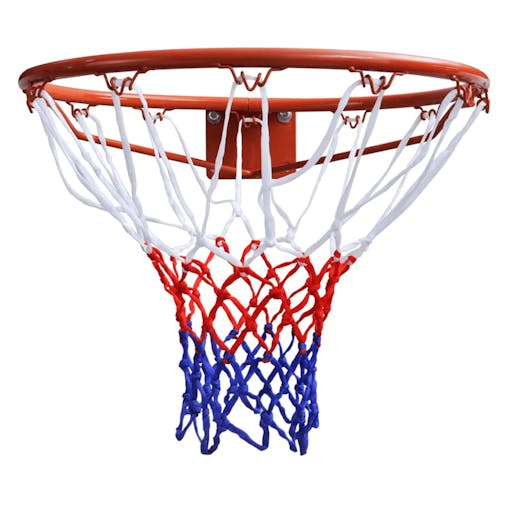 NNEVL Basketball Goal Hoop Set Rim with Net Orange 45 cm