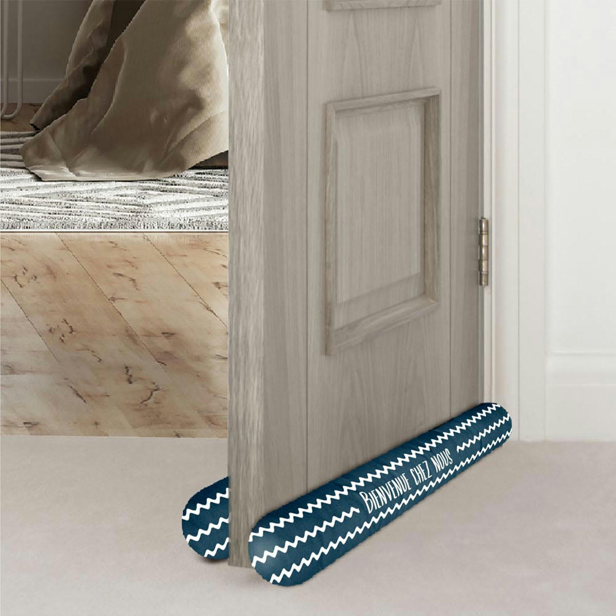 - Coussin de porte double bienvenue chez nous