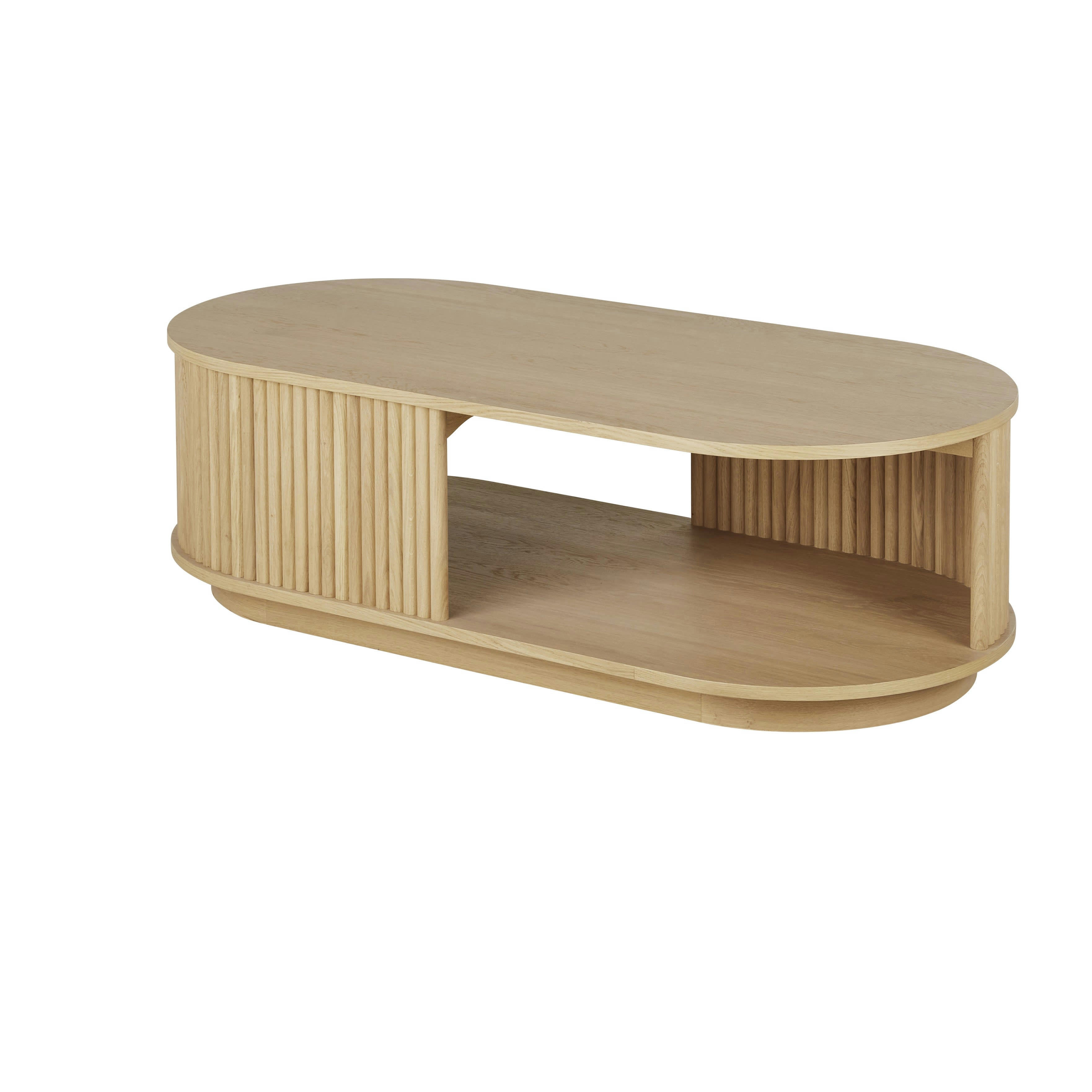 Caldera - Table basse 2 plateaux L140