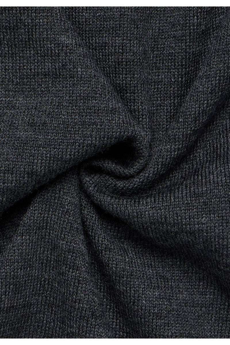 ETERNA Regular Fit Pullover Rundhals anthrazit, Einfarbig