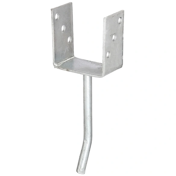 U-Pfostenträger, Rohstahl, BxL: 101 x 300 mm