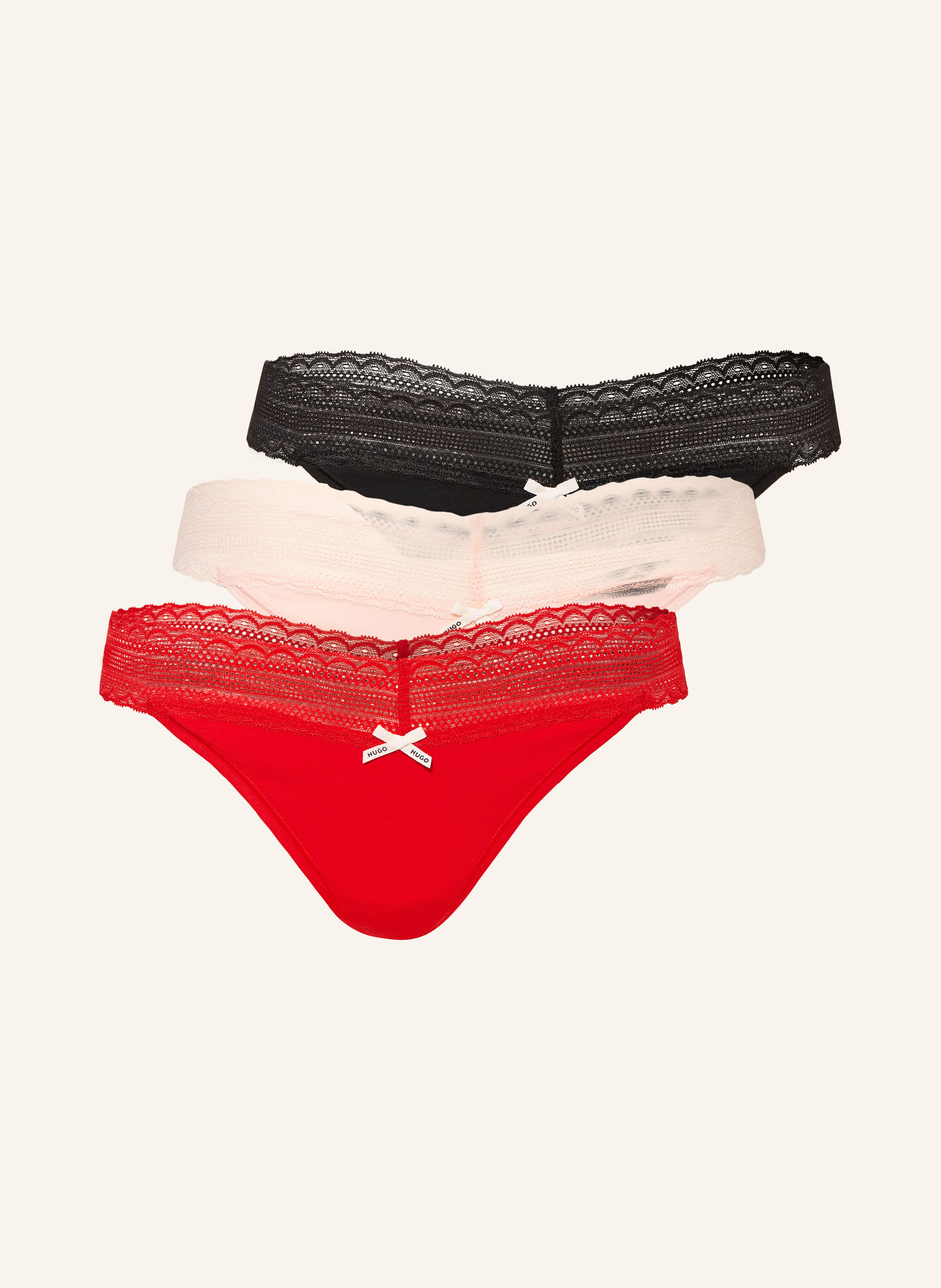 HUGO 3er-Pack Strings TRIPLET LACE