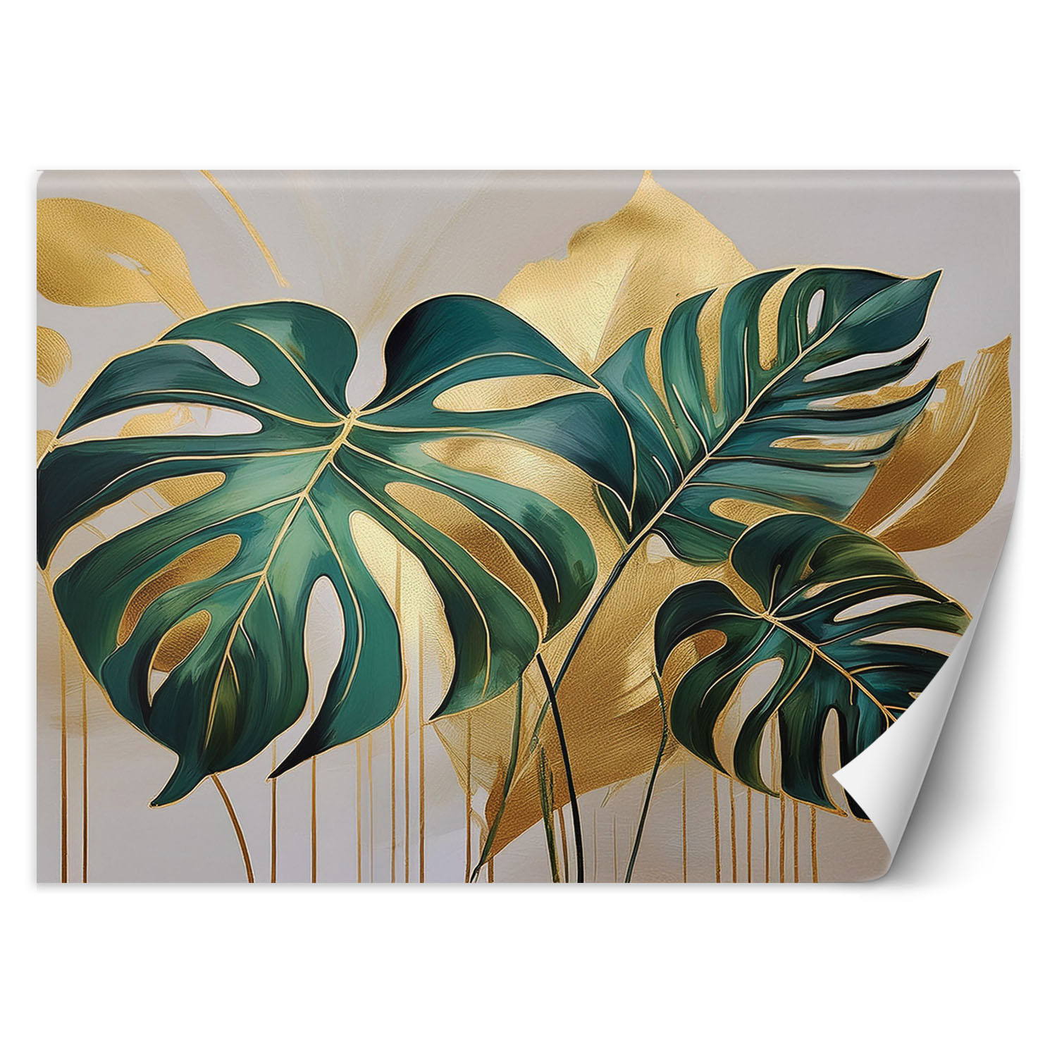 Feeby Fototapeta Tropikalne Liście Monstera