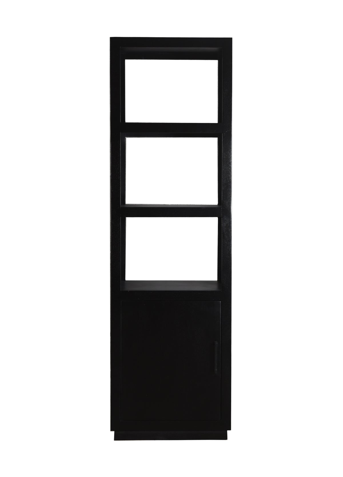 Livingfurn boekenkast Jaxx - 60cm - mangohout - zwart